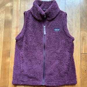 Patagonia girls fleece vest size 12 large